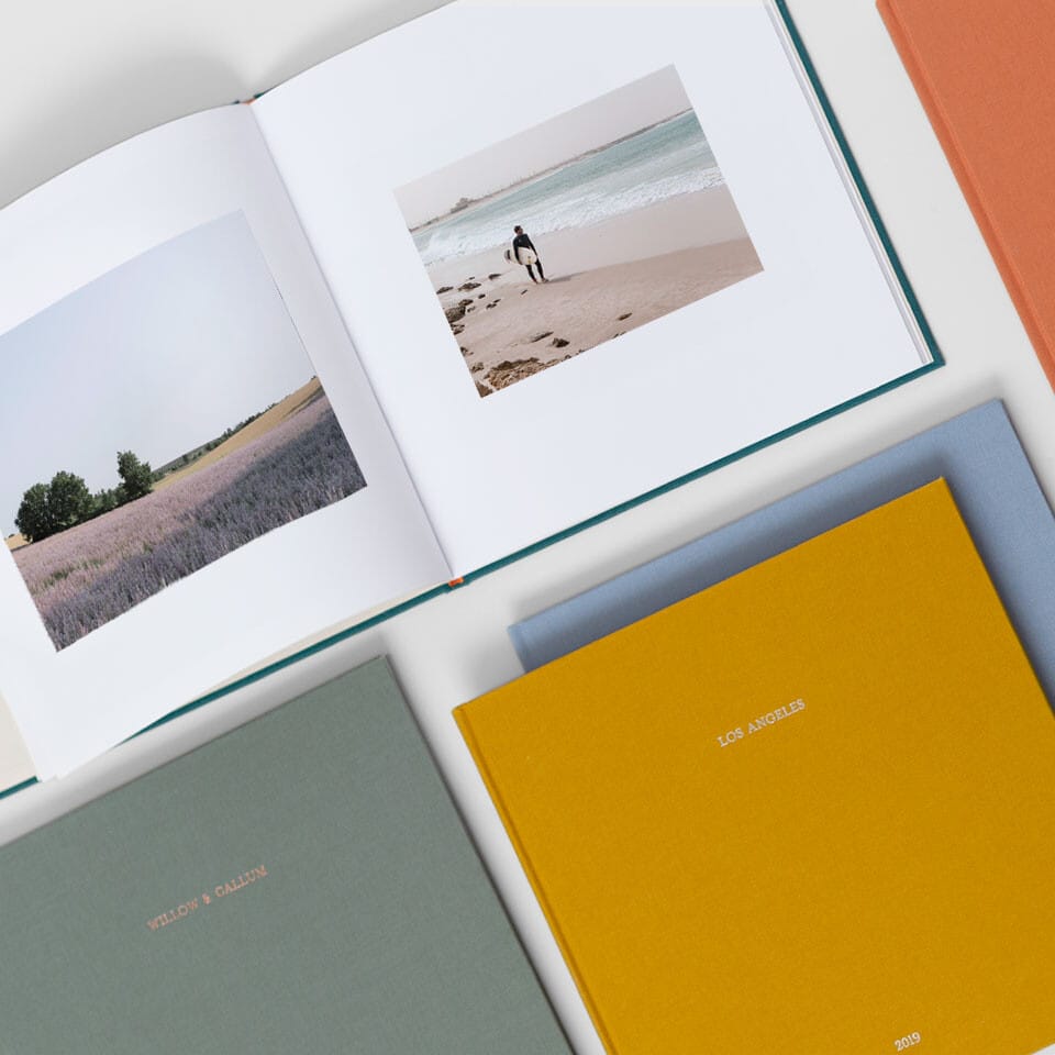 Fabric Hardcover Honeymoon Photo Albums